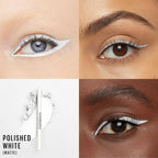 Maybelline TattooStudio Long-Lasting Sharpenable Eyeliner Pencil, Glide on Smooth Gel Pigments with 36 Hour Wear, Waterproof, Polished White, 1 Count