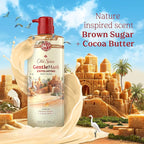 Old Spice GentleMan's Exfoliating & Moisturizing Body Wash for Men, 24/7 Shower Fresh with Long Lasting Scent, Renewing Vitamin B3 Blend, Brown Sugar + Cocoa Butter Scent, 26 oz