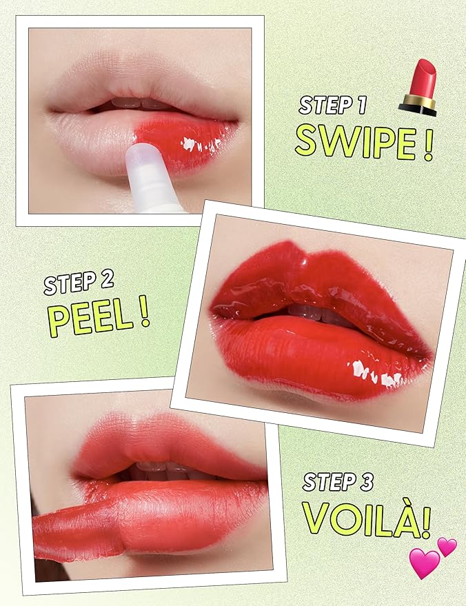 Lip My Tint Pack - Long Lasting Lip Stain Marker, Waterproof Lipstick (04. Brick Rose, 0.50 Fl Oz)