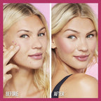 Maybelline New York Cheek Heat Gel-Cream Blush Makeup, Lightweight, Breathable Feel, Sheer Flush Of Color, Natural-Looking, Dewy Finish, Oil-Free, Coral Ember, 1 Count