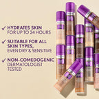 Covergirl Simply Ageless Skin Perfector Essence Foundation, 65 Tan-Rich, Tinted Skincare Makeup Hybrid, Sheer Tint, Radiant Finish, Glowy Finish, Vegan Formula, 1.0oz