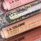 L.A. COLORS High Shine Shea Butter Lip Gloss, Sensual, 0.14 Oz (CLG948) (Pack of 4)