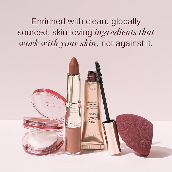 Wander Beauty Upgraded Lashes Thickening Mascara - Lengthening & Thickening Mascara Treatment For Fuller Lashes- Black Mascara With Provitamin B5 & Castor Oil Conditions & Promotes Growth - 0.31 fl oz