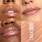 Colourpop Lux Lip Oil - Hydrating, Sheer Tinted Lip Oil Formulated with Antioxidant-Rich Chamomile Extract & Calendula Oil - Non-Greasy, Nourishing Soft-Warm Nude Lip Oil - Skinny Dip (0.16 oz)