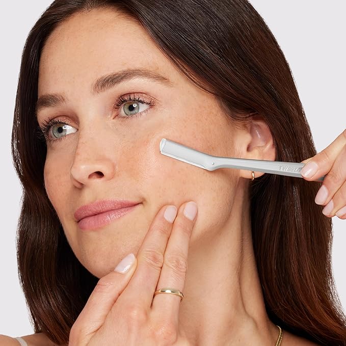 Tweezerman Facial Razor Replacement Blades, 4 Count (Pack of 1)