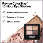 Revlon Eyeshadow Palette, ColorStay 16 Hour Eye Makeup, Velvety Pigmented Blendable Matte & Shimmer Finishes, 510 Precocious, 0.16 Oz,Cream,Powder