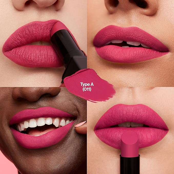 REVLON Lipstick, ColorStay Suede Ink, Built-in Primer, Infused with Vitamin E, Waterproof, Smudge-proof, Matte Color, 011 Type A, 0.09 oz.