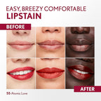 COVERGIRL Outlast Lipstain Bundle - Atomic Love 55 & Natural Blush 65 Shades, 0.06oz Each