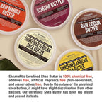 Raw Unrefined African Shea Butter, Natural Body Butter, Soft & Smooth Daily Moisturizer For Face & Body Ivory 8oz (Pack of 1)