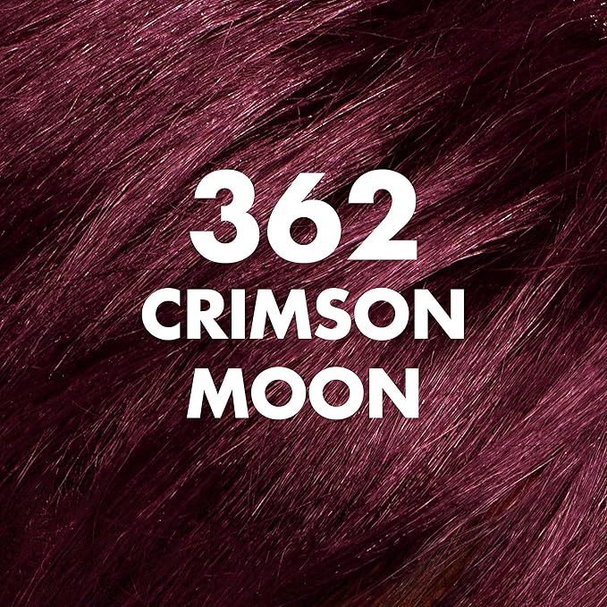 SoftSheen-Carson Dark and Lovely Fade Resist Rich Conditioning Hair Color, Permanent Hair Color, Up To 100 percent Gray Coverage, Brilliant Shine with Argan Oil and Vitamin E, Crimson, 2 Count