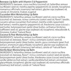 Burt's Bees Lip Balm - Beeswax, Cucumber Mint, Coconut & Pear, and Vanilla Bean Pack, With Responsibly Sourced Beeswax, Tint-Free, Natural Origin Lip Treatment, 4 Tubes, 0.15 oz.