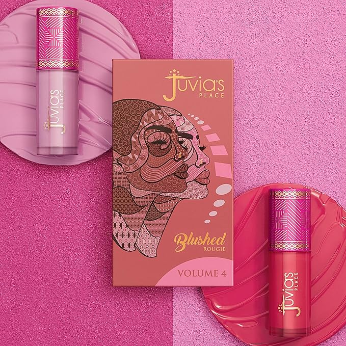 Juvia's Place Blushed Liquid Blush BlushLily - Dewy Tint Cheeks Makeup Glow Pigment Effortless Beauty Long Lasting Cosmetics Soft Creamy Natural Buildable All Skin Color Light Flawless Finish Blend