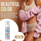 Self Tanner Dark Mousse - Fast-Acting, Anti-Cellulite, Natural Glow, Enriched with Aloe Vera & Coconut, Streak-Free & Trusted Tan, No Fake Tan Smell, Vegan & Cruelty-Free Self Tanning, 6.7 Fl Oz