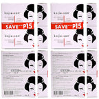 Kojie San Skin Brightening Brush Set - Original Kojic Acid Soap That Helps Reduces Dark Spots & Other Types of Skin Damage – 65g x 6 Bars and Relumins Deep Pore Facial Cleansing Brush