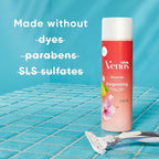 Gillette Venus Invigorating Mango & Hibiscus Scented Shave Gel, Women’s Shaving Cream, 7 oz Pack of 6 (42 oz total)