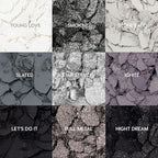 ColourPop Blowin' Smoke Eyeshadow Palette - Silver Eyeshadow and Smokey Eye Eyeshadow Palette with Metallic and Matte Finishes - High-Pigment Eye Makeup with a Long-Wearing Formula (0.3 oz)