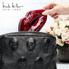 Nicole Miller Lip Gloss Collection Shimmery Glosses for Women and Girls Long Lasting Color Set with Rich Varied Colors, Better Not Pout Red, 4 Count (Pack of 1)