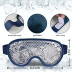 Cooling eye mask with gel