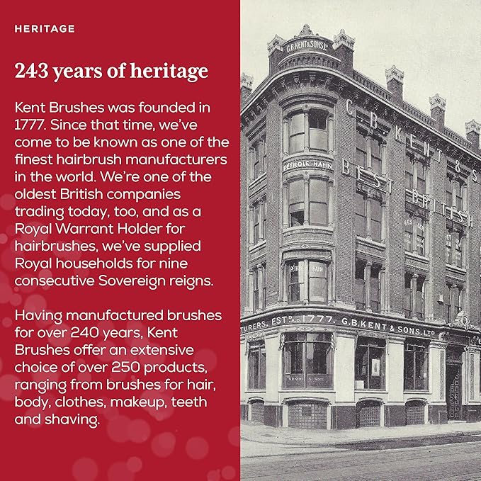 Kent 12T TY Wide Tooth Detangling Comb - 5.5" Handmade Pocket Comb for Thick, Curly, and Wavy Hair, Large Tooth Grooming Comb for Hair, Beard, and Mustache - Saw-Cut and Hand Polished