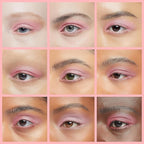 ISMINE Single Eyeshadow Powder Palette, Matte Light Pink, High Pigment, Longwear Single Eye Makeup for Day & Night