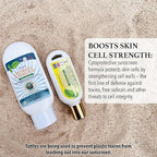 | Travel Size Sunblock® SunScreen Lotion SPF 35+ | Travel Sized All Natural Organic Zinc Unscented Sunscreen for Sun Protection | All Natural Personal Care (1.7 oz | Single)