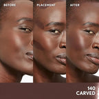 CoverGirl Trublend Skin Enhancer Contour Stick Balm, 140 Carved, Vegan Formula, Easy to Use, Glides on Effortlessly, Non-Greasy, Doesn't Crease, 0.21oz