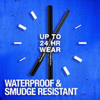 Maybelline Unstoppable Waterproof Mechanical Brown Eyeliner Pencil, Easy to Apply, Smooth Glide, Up to 24 Hour Wear, Espresso