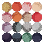 Juvia's Place Palette The Magic Mini - Bright and Bold Red, Shades of 16, Professional Eye Makeup, Pigmented Palette, Makeup Palette for Eye Color & Shine