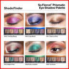 Revlon So Fierce Prismatic Eyeshadow Palette, Eye Makeup, Ultra Creamy Pigmented in Blendable Matte & Pearl Finishes, 966 The Big Bang, 0.21 oz